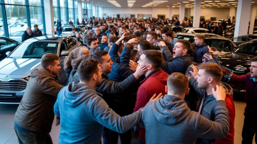 Авторынок Казахстана "встал": сделки остановились