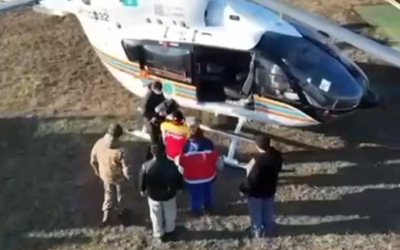 Новорождённого вертолётом доставили в Актобе из Бадамши