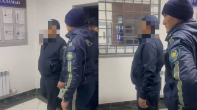 Бдительность патрульных помогла задержать преступника в Жамбылской области