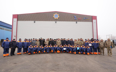 Ұлытау стал первой базой авиационного отряда МЧС