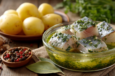 Думала, что скумбрия &mdash; это не вкусно, пока не попробовала этот простейший маринад: рецепт на три рыбки