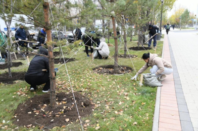 «Таза Қазақстан»: более 22 тысяч жителей Астаны вышли на субботник чистоты