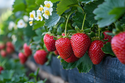 У соседей клубники кот наплакал, а у меня &mdash; вёдра. Трачу всего час в апреле &mdash; летом ягоды собираю тазами