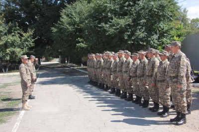 В Алматы проходят сборы для военнообязанных